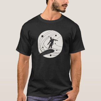 Silver Surfer minimalistisch wit T-shirt