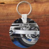 Silver Suzuki GS500 Sleutelhanger (Voorkant)