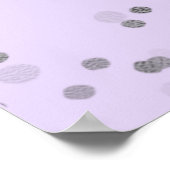 Silver Sweet 16 Balloons Lavender Welcome Sign Poster (Hoek)