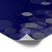 Silver Sweet 16 Balloons Royal Blue Welcome Sign Poster (Hoek)