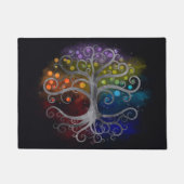 Silver Swirl-boom Deurmat (Voorkant)