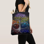 Silver Swirl-boom Tote Bag (Dichtbij)