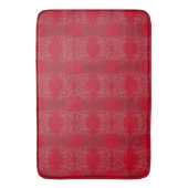 Silver Swirls Arabesque Bath Mat (Voorkant Verticaal)