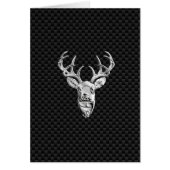 Silver Symbolic deer op de stijlpagina van de kool (Voorkant)