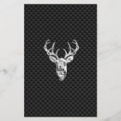 Silver Symbolic deer op de stijlpagina van de kool Flyer (Voorkant)