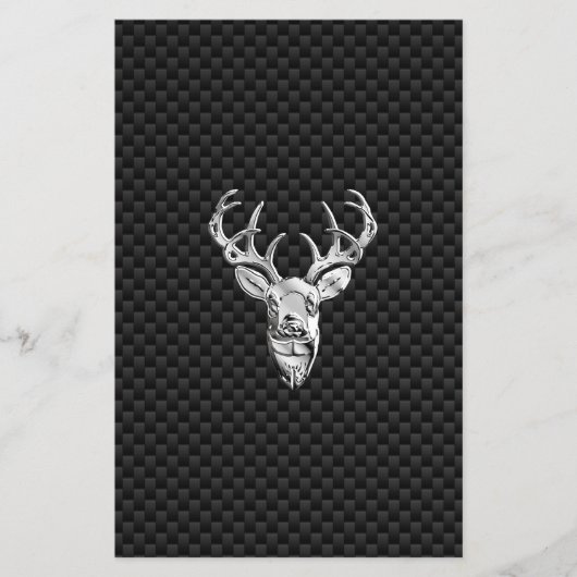 Silver Symbolic deer op de stijlpagina van de kool Flyer (Voorkant)