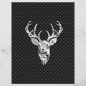 Silver Symbolic deer op de stijlpagina van de kool Flyer (Voorkant)