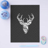 Silver Symbolic deer op de stijlpagina van de kool Flyer (Enkel)