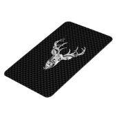 Silver Symbolic deer op de stijlpagina van de kool Magneet (Linkerzijde)