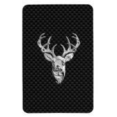 Silver Symbolic deer op de stijlpagina van de kool Magneet (Verticaal)