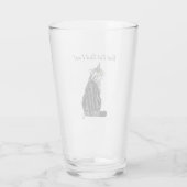 Silver Tabby Vaderdag Glas (Achterkant)