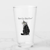 Silver Tabby Vaderdag Glas (Voorkant)