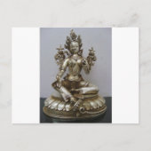 SILVER TARA BUDDHIST GODDESS BRIEFKAART (Voorkant)