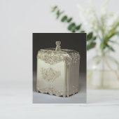 Silver tea canister van Paul de Lamerie Briefkaart (Staand voorkant)