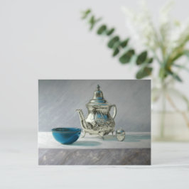 Silver Teapot Postcard Briefkaart