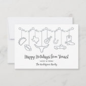 Silver Texas Vakantie Hangende Iconen (Voorkant)