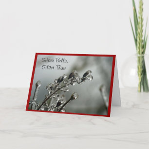 Silver Thaw Christmas Kaart