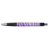 Silver Tiger Stripes Paars Pen (Voorkant)