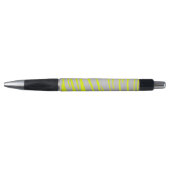 Silver Tiger Stripes Yellow Pen (Voorkant)