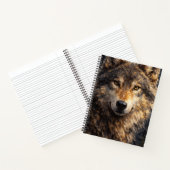 Silver Timber | Wolf Wildlife Art | Notitieboek (Binnen)