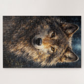 Silver Timber | Wolf Wildlife Art | Puzzle Legpuzzel (Horizontaal)