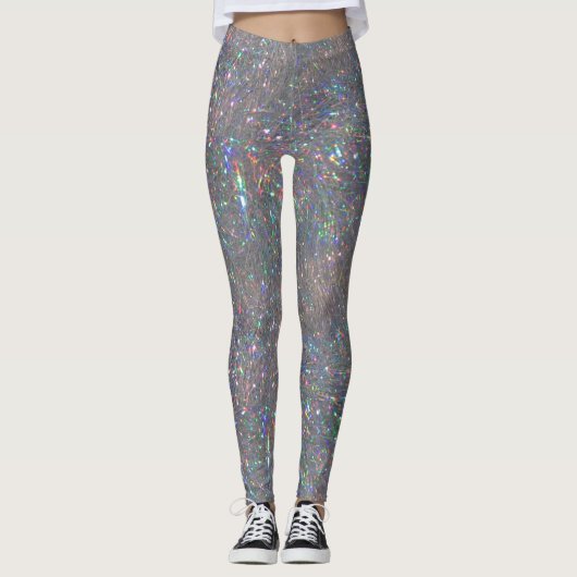 Silver Tinsel Leggings (Voorkant)