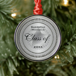 Silver Tone Class of 2023 Star Afstuderen Ornament