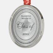 Silver Tone Class of 2023 Star Afstuderen Ornament (Links)