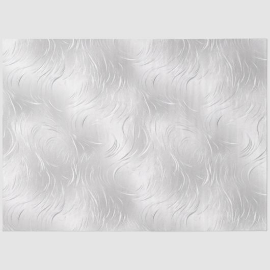 Silver Tone Decoupage Tissuepapier (Voorkant)