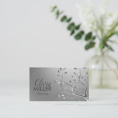 Silver Tree Branch Visitekaartje (Staand voorkant)