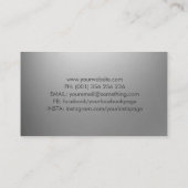 Silver Tree Branch Visitekaartje (Achterkant)