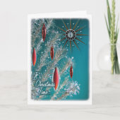 Silver Tree Christmas Kaart (Voorkant)