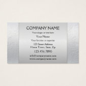 Silver Tree-Feestdagen Dank u Visitekaartje (Achterkant)