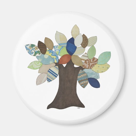 Silver Tree Magnet (Voorkant)