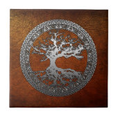 Silver Tree of Life Tegeltje (Voorkant)