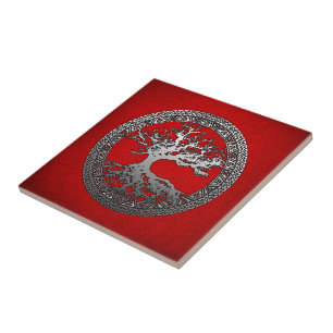 Silver Tree of Life Tegeltje