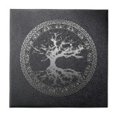 Silver Tree of Life Tegeltje (Voorkant)