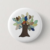 Silver Tree Pinback-Button Ronde Button 5,7 Cm (Voorkant)
