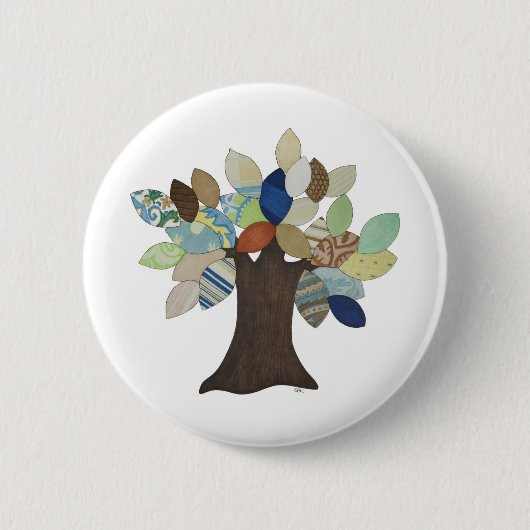 Silver Tree Pinback-Button Ronde Button 5,7 Cm (Voorkant)