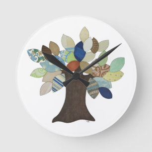 Silver Tree- Ronde Klok