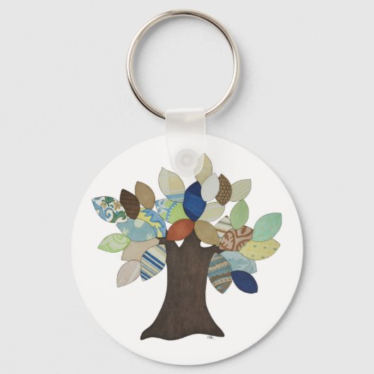 Silver Tree-Sleutelhanger Sleutelhanger (Voorkant)
