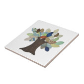 Silver Tree Tile Tegeltje (Zijkant)