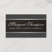 Silver Trim Classic Design Visitekaartje (Voorkant)