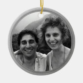 Silver Trim Photo Ornament (Voorkant)