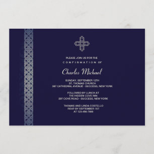 Silver Trim Uitnodiging