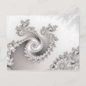 Silver Triple Twirl Briefkaart (Voorkant)