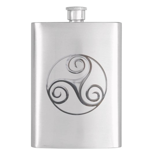 Silver Triskelion Flacon (Voorkant)