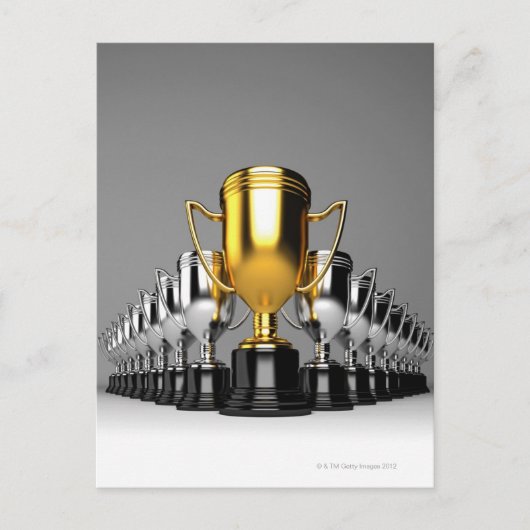 Silver Trophys 3 Briefkaart (Voorkant)