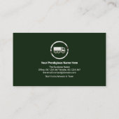 Silver Truck Home Logistic Mover Visitekaartje (Achterkant)