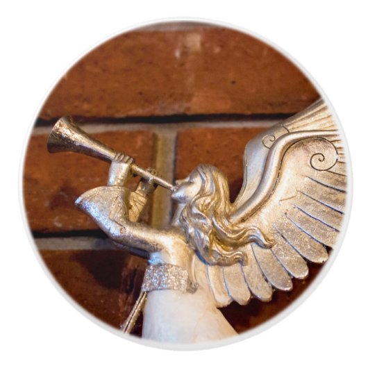 Silver Trumpet I Keramische Knop (Voorkant)